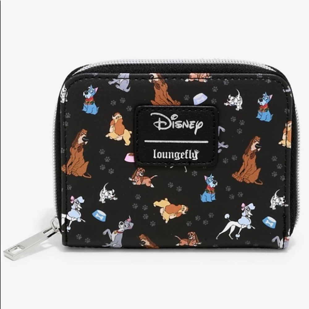 Loungefly Disney dogs zipper wallet